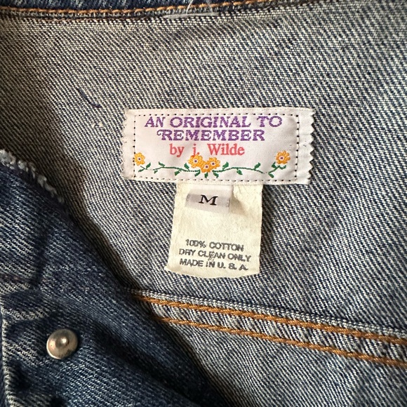 Original J. Wilde 1980’s jean jacket - Picture 3 of 11